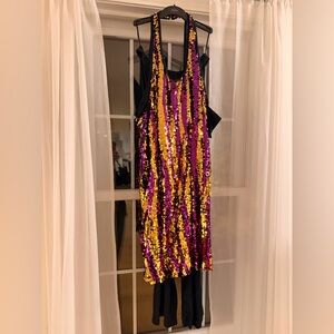 Revolution Pink and Gold Sequin Dress